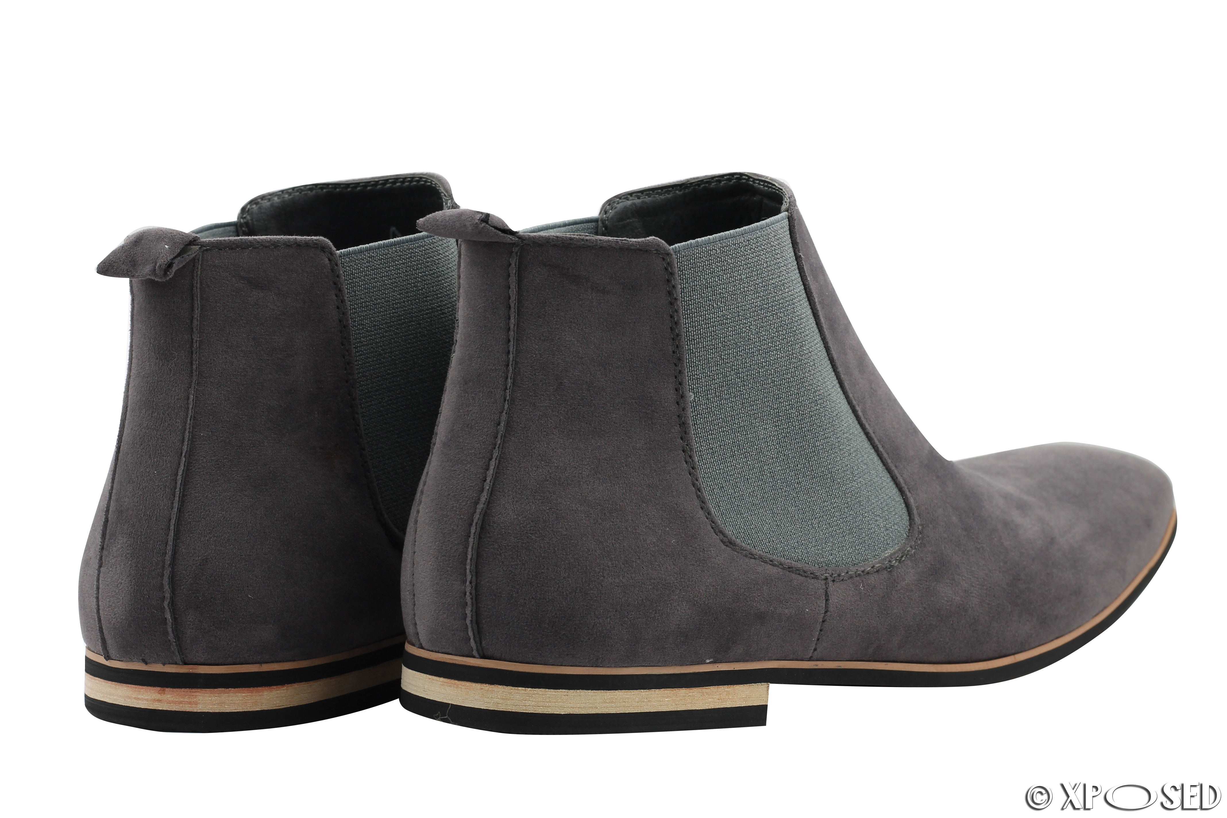 Mens Suede Chelsea Boots Italian Style Smart Casual Desert Dealer Ankle